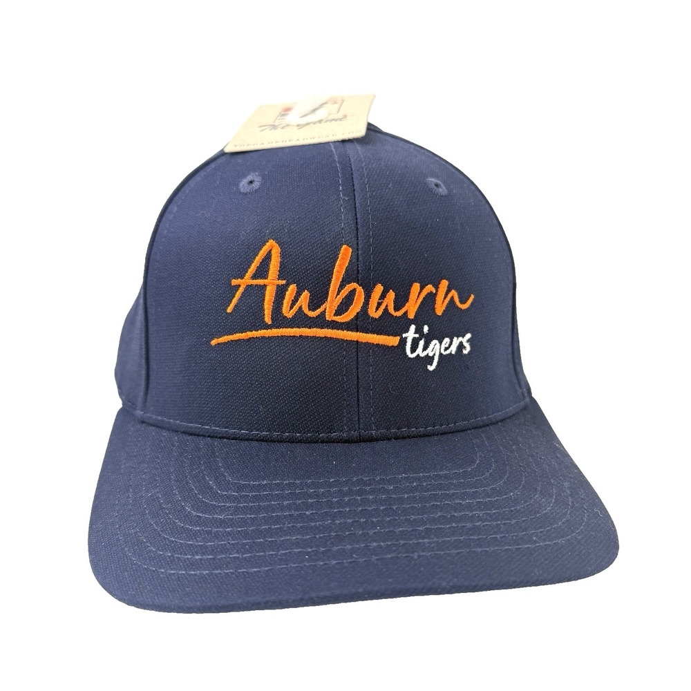 Auburn University Tigers Hat Blue Fitted Small/Medium S/M NCAA Sports UA‎ Cap